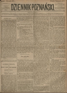 Dziennik Poznański 1873.11.07 R.15 nr256