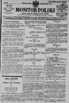 Monitor Polski. Dziennik Urzędowy Rzeczypospolitej Polskiej. 1928.08.25 R.11 nr195