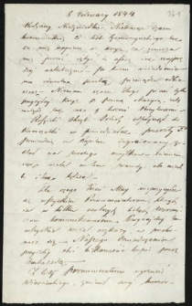 List do Jackowskiego Ignacego od Gomoszyńskiego J&oacute;zefa