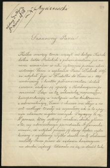 List od Ryczowskiego Andrzeja