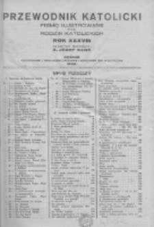 Przewodnik Katolicki. 1932 R.38 nr1