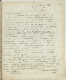 List do Skrzydlewskiego Tadeusza