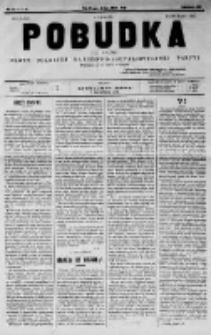 Pobudka. Czasopismo narodowo-socyalistyczne. 1891 R.3 nr10