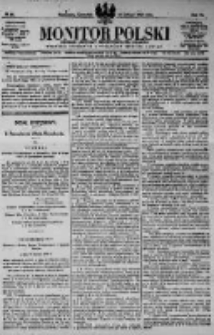 Monitor Polski. Dziennik Urzędowy Rzeczypospolitej Polskiej. 1923.02.15 R.6 nr37