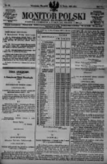 Monitor Polski. Dziennik Urzędowy Rzeczypospolitej Polskiej. 1923.03.15 R.6 nr61