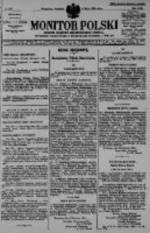 Monitor Polski. Dziennik Urzędowy Rzeczypospolitej Polskiej. 1930.05.08 R.13 nr106
