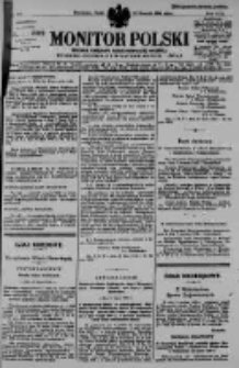 Monitor Polski. Dziennik Urzędowy Rzeczypospolitej Polskiej. 1930.08.13 R.13 nr186