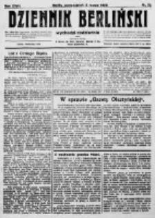 Dziennik Berliński. 1923 R.27 nr52