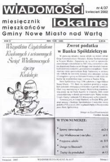 Wiadomości Lokalne 2002 R.4 Nr4(37)