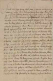 Kontrakt z Jasnie Wielmozną Jey m[oś]cią Panią Starosciną Nowomieyską do Gostynia