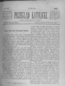 Przegląd Katolicki. 1885.09.10 R.23 nr37