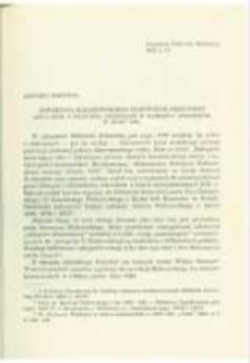 Seweryna Malinowskiego odpowiedź biskupowi czyli sp&oacute;r o principia teatralne w Kamieńcu Podolskim w roku 1828. Pamiętnik Biblioteki K&oacute;rnickiej Z. 11.