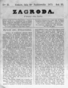 Zagroda: pismo dla ludu. 1873.10.08 R.3 nr19