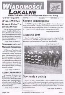 Wiadomości Lokalne 2008 R.8 Nr11(116)