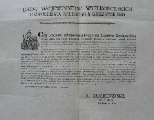 [Obwieszczenie Rady woj. wielkopolskich: poznańskiego, kaliskiego i gnieźnieńskiego]