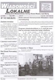Wiadomości Lokalne 2009 R.9 Nr5(122)