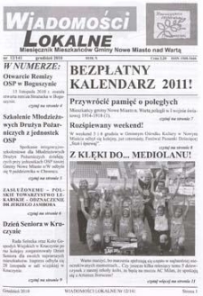 Wiadomości Lokalne 2010 R.10 Nr12(141)
