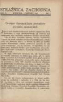 Strażnica Zachodnia: miesięcznik poświęcony sprawom kres&oacute;w zachodnich 1927 kwiecień/czerwiec R.6 T.10 Nr2