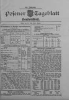 Posener Tageblatt. Handelsblatt 1909.07.29 Jg.48