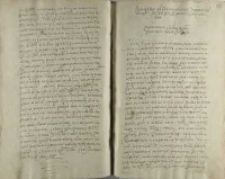 Poselstwo od woiewodztwa sendomirskiego do Kr. Jeo Mci die 6 Februarij odprawowane