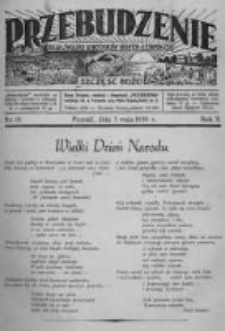 Przebudzenie: organ Związku Robotnik&oacute;w Rolnych i Leśnych ZZP. 1930.05.01 R.12 Nr18