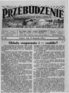 Przebudzenie: organ Związku Robotnik&oacute;w Rolnych i Leśnych ZZP. 1930.11.27 R.12 Nr48
