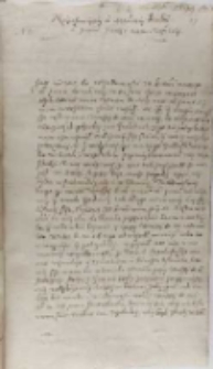 Lew Sapieha kanclerz w. litewski i Jan Dymitr Solikowski arcybiskup lwowski do kr&oacute;la Zygmunta III, Wenden 05.04.1599