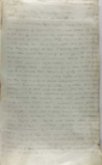 Kopia listu Piotra Myszkowskiego z Mirowa wojewody rawskiego do kr&oacute;la, Mir&oacute;w 16.09.1600