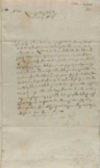 Jan Karol Chodkiewicz do kr&oacute;la, Dorpat 13.06.1603