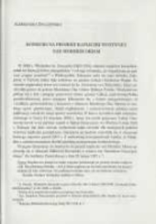 Konkurs na projekt kapliczki wotywnej nad Morskim Okiem. Pamiętnik Biblioteki K&oacute;rnickiej Z. 26.