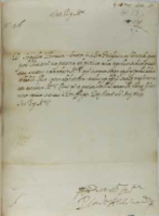 List kardynała Pietro Aldobrandiniego do kr&oacute;la Zygmunta III, Rzym 31.05.1603