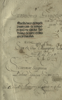 Quaestiones evangeliorum de tempore et de sanctis et Flos theologiae