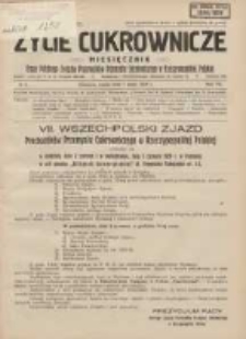 Życie Cukrownicze : miesięcznik : organ Polskiego Związku Pracownik&oacute;w Przemysłu Cukrowniczego w Rzeczypospolitej Polskiej 1929.05.01 R.7 Nr5