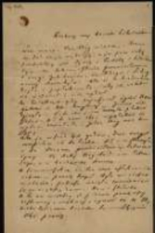 List J&oacute;zefa Ignacego Kraszewskiego do [J. Andrzeja?] Wysztelewskiego