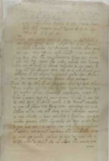 Kopia instrukcji Jędrzejowi Opalińskiemu, z Warszawy 11.08.1599