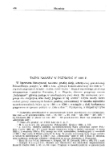 Tajne narady w Poznaniu w 1898 r.