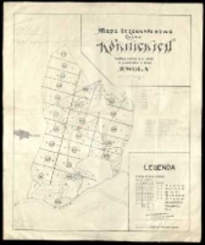 Mapa drzewostanowa las&oacute;w k&oacute;rnickich według stanu z r. 1923 [...].
