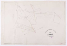 Fundacja "Zakłady K&oacute;rnickie". Rewir Czmoń II. Kopia z mapy katastralnej z r. 1936 [...]