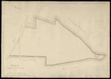 Mappa grunt&oacute;w kupionych od p. Franciszka Moderskiego.