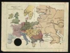 Najnowsza mapa Europy. Wydanie djabelskiego Jeneralnego Sztabu.