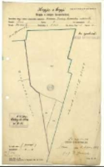 Kopja z kopji. Kopja z mapy katastralnej [...]. Karta 5 [...] Obręb: Biernatki [...] , B. Janicki.