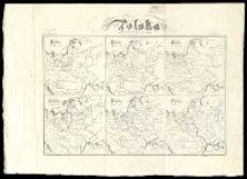 Polska w 10-m, 11-m, 13-m i 14-m wieku (podług Lelewela). Fecit Ig. Cz.