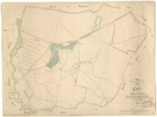 Kopie der Karte mit folgenden Titel: "Karte von Gądki im Schrimmer Kreise gemessen 1809 durch Sieg und copirt 1827 durch Goetsch" Gefertigt im geod&auml;tisch B&uuml;reau der K&ouml;niglichen General - Kommission f&uuml;r die Provinzen Westpreussen und Pozen [...] Heidelich.