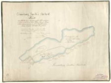 Gemarkung Zwollno Hauland Karte des Theiles vom Santomysler See welcher irrthumlich zum Gute Klein Jeziory [...]. Frau Gr&auml;fin Działyńska geh&ouml;rt nach einer im [...] 1790 vom [...] Pott. [...] Karte regulirt und eingemessen am [...] 1868 vom Fresenius.