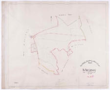Fundacja "Zakłady K&oacute;rnickie". Rewir Mieczewo. Kopia z mapy katastralnej [...] , [przekop. T. Szczebliński].