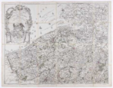 Nouvelle carte chorographique des Pays Bas Autrichiens [...] par J. B. de Bouge. Jean C. Maillart et fr&eacute;re sculp.