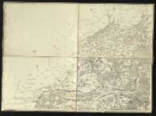 [Topograficzna Karta Kr&oacute;lestwa Polskiego wyd. w r. 1843 z datą 1839 [...]. Oprac. przez Kwatermistrzostwo Generalne W. P. w l. 1822-1831, wykończona przez ros. Korpus Topograf&oacute;w pod kier. gen. Richtera w l. 1832-1843].