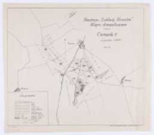 Fundacja "Zakłady K&oacute;rnickie". Mapa drzewostanowa rewiru Czmoń II.