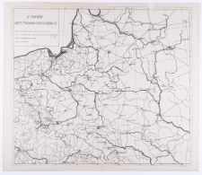 Carte des communications [Eugeniusz Romer].