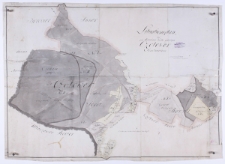 Situationsplan des zum Korniker Walde geh&ouml;rigen Czolower Forstreviers gemesen [...] durch Wismar.